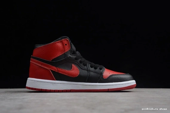 OG  Black Red Kid 001 Jordan Air 555088 001 1 Retro  Banned 555088 Kids High Bred 0301